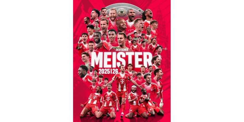 【Records Still Await】Bayern Munich Clinch 35th Bundesliga Title with 4 Rounds to Spare!