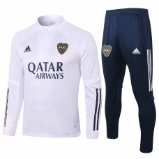 Boca Juniors White Training  Soccer Tracksuit 2020