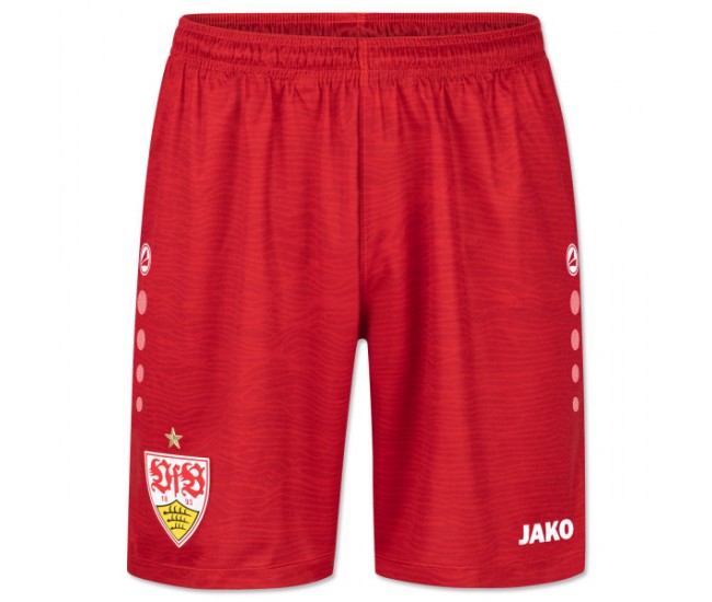 VfB Stuttgart Mens Red Away Shorts 2023-24