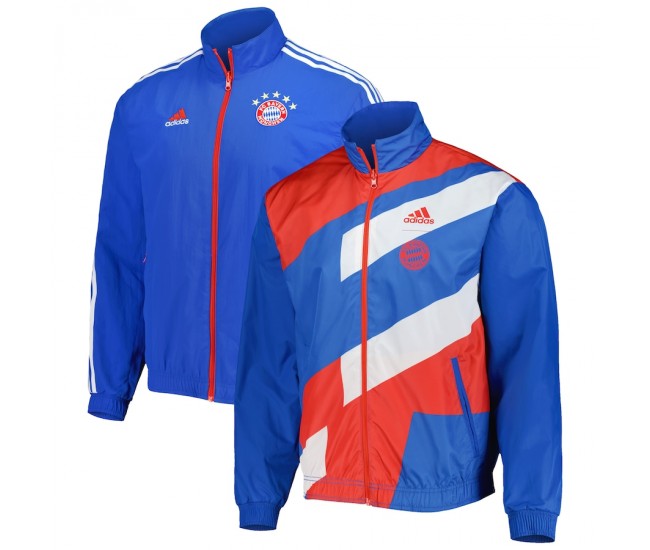 Bayern Munich Mens On-Field Anthem Reversible Full Zip Jacket 22-23