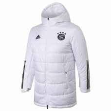 Bayern Munich Winter Jacket White 2020 2021