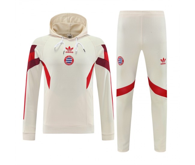 Bayern Munich Men Hooded Training Sweat Football Tracksuit 2024-25