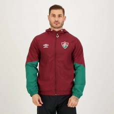 Umbro Fluminense Mens Travel Grena Jacket 2023