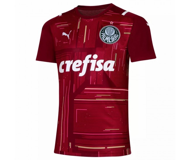 Palmeiras Goalkeeper Jersey Red 2021 2022