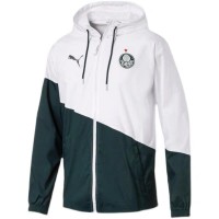 Palmeiras Green and White Windbreaker Jacket 2022