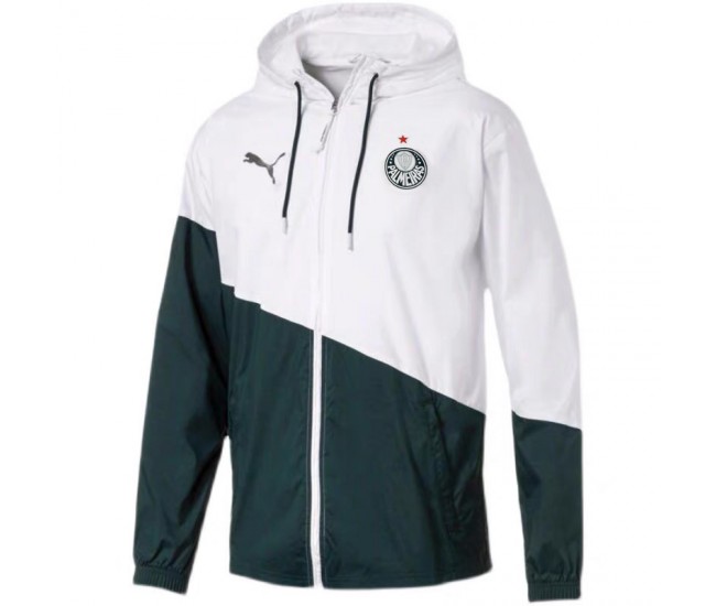 Palmeiras Green and White Windbreaker Jacket 2022