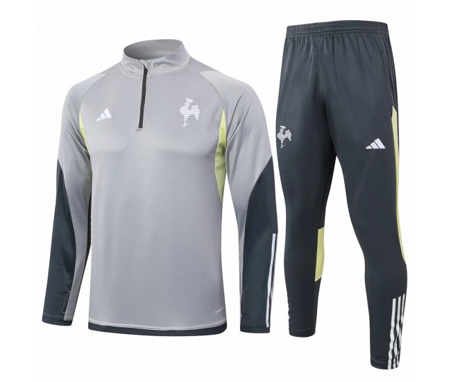 Atlético Mineiro Mens Grey Training Technical Football Tracksuit 2024-25 Atlético Mineiro Mens Grey Training Technical Football Tracksuit 2024-25
