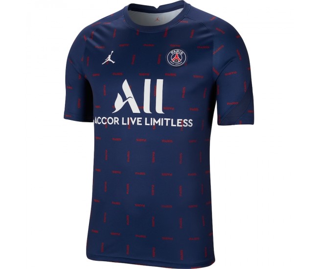 Paris Saint-Germain x Jordan Training Jersey 2021