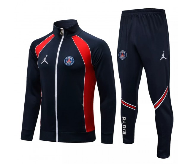 PSG Jordan Navy Training Presentation Football Tracksuit 2021-22