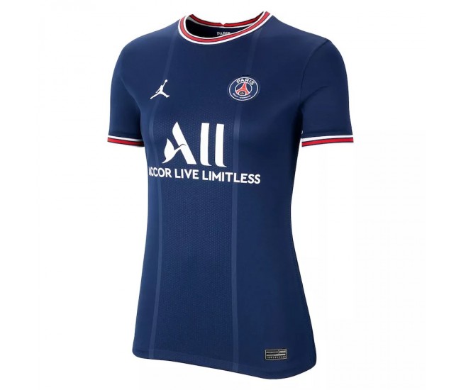 Women Paris Saint-Germain x Jordan Home Jersey 2021 2022