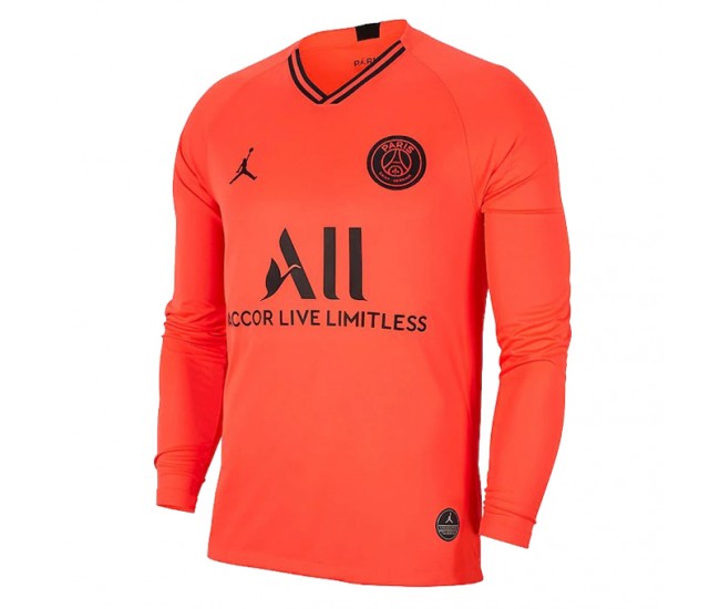 PSG Jordan Away Long Sleeve Jersey 2019-20