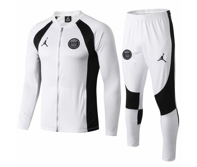 PSG Jordan Training Technical Soccer White Tracksuit 2018/19