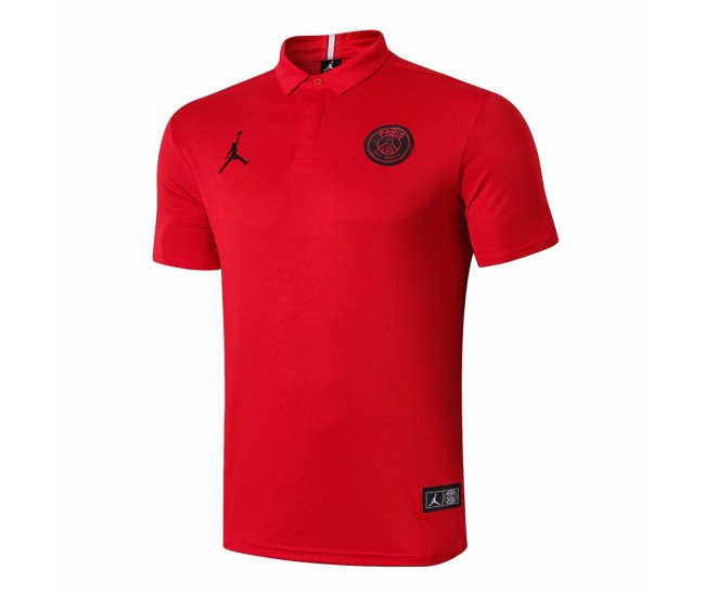 PSG Jordan Training Red Jersey 19/20