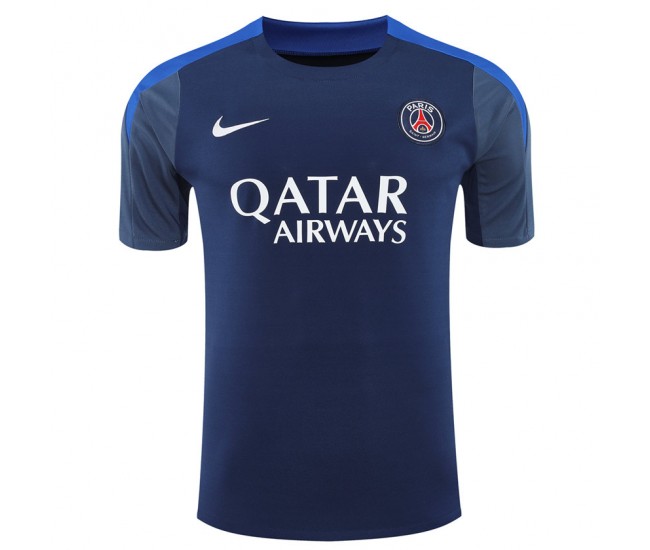 Paris Saint-Germain Mens Navy Pre Match Jersey 2025-26