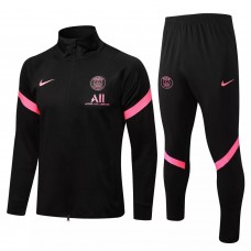 PSG Black Training Presentation Football Tracksuit 2021-22