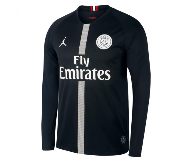 PSG JORDAN 18/19 THIRD SHIRT - LONG SLEEVE BLACK