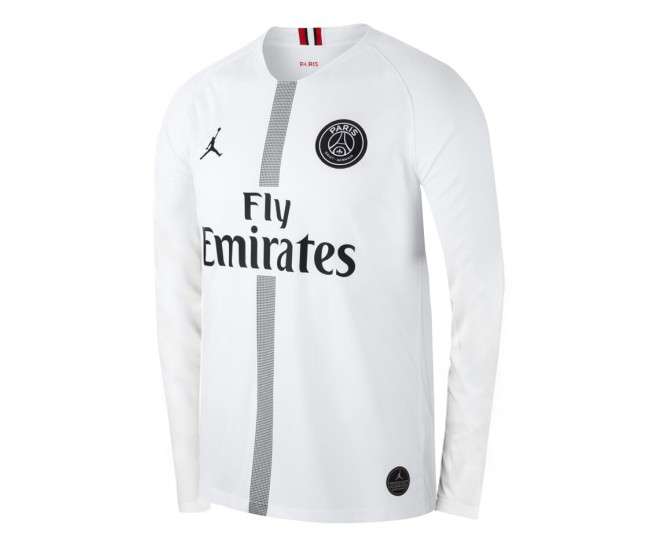 PSG JORDAN 18/19 THIRD SHIRT - LONG SLEEVE WHITE