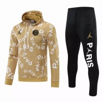 Psg X Jordan Technical Soccer Tracksuit Gold ​2021