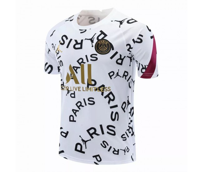 PSG X Jordan Training Jersey White 2020 2021