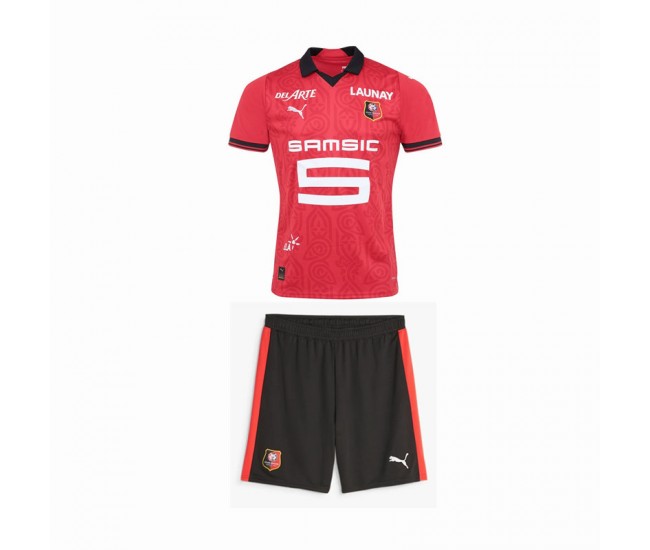 Stade Rennais Kids Home Kit 2023-24