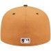Atlanta Braves Men's New Era Brown/Charcoal Two-Tone Color Pack 59FIFTY Fitted Hat