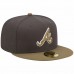 Atlanta Braves Men's New Era Charcoal/Olive Two-Tone Color Pack 59FIFTY Fitted Hat