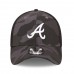 Atlanta Braves Men's New Era Charcoal Dark Camo 39THIRTY Trucker Flex Hat