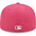 Atlanta Braves Men's New Era Beetroot Logo 59FIFTY Fitted Hat