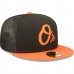  Baltimore Orioles Men's New Era Black/Orange Team On-Field Replica Mesh Back 59FIFTY Fitted Hat
