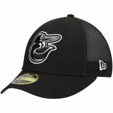Baltimore Orioles Men's New Era Black 2022 Batting Practice Team Low Profile 59FIFTY Fitted Hat