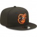 Baltimore Orioles Men's New Era Black Primary Logo 9FIFTY Snapback Hat