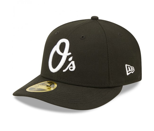 Baltimore Orioles Men's New Era Black & White Low Profile 59FIFTY Fitted Hat