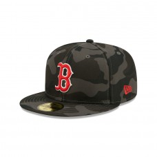 Boston Red Sox Men's New Era Camo Dark 59FIFTY Fitted Hat