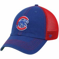 Chicago Cubs Men's '47 Royal/Red Trawler Clean Up Trucker Hat