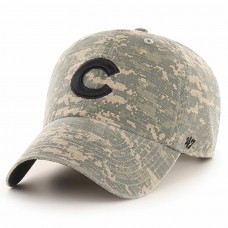 Chicago Cubs Men's '47 Camo Phalanx Clean Up Adjustable Hat