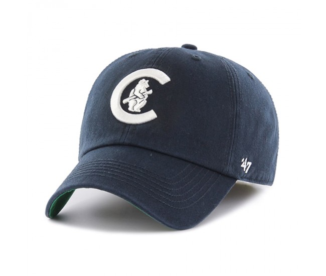 Chicago Cubs Men's '47 Navy Cooperstown Collection Franchise Logo Fitted Hat