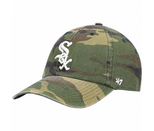 Chicago White Sox Men's '47 Camo Team Clean Up Adjustable Hat