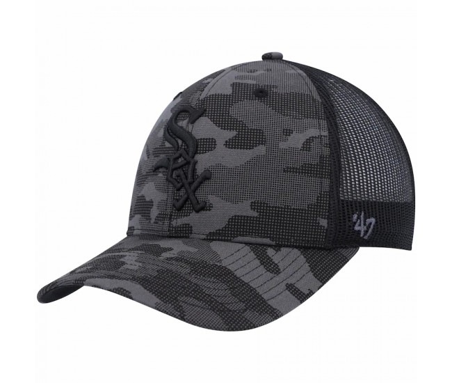 Chicago White Sox Men's '47 Camo/Charcoal Tonal Trucker Snapback Hat
