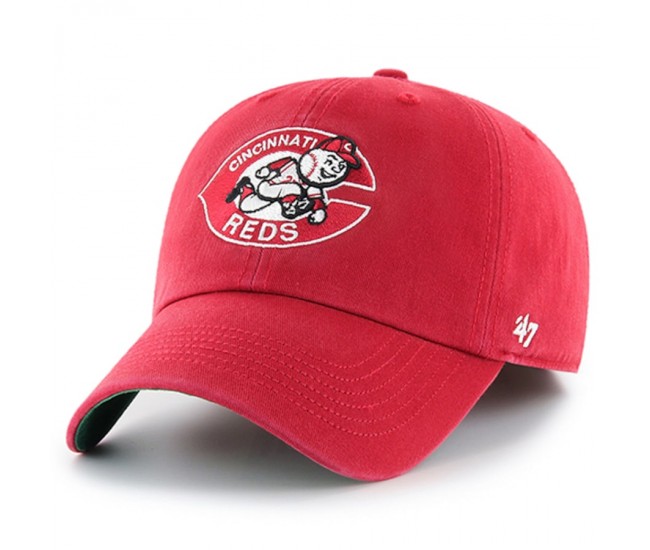 Cincinnati Reds Men's '47 Red Cooperstown Collection Franchise Logo Fitted Hat