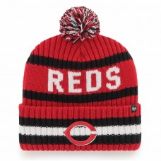 Cincinnati Reds Men's '47 Red Bering Cuffed Knit Hat with Pom
