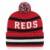 Cincinnati Reds Men's '47 Red Bering Cuffed Knit Hat with Pom