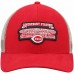 Cincinnati Reds Men's '47 Red/Natural Riverfront Stadium Local Haven Trucker Snapback Hat