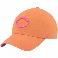 Cincinnati Reds Men's '47 Orange Mango Magenta Undervisor Clean Up Adjustable Hat