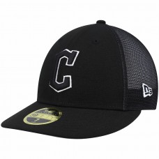 Cleveland Guardians Men's New Era Black 2022 Batting Practice Team Low Profile 59FIFTY Fitted Hat