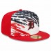 Detroit Tigers Men's New Era Red 2022 4th of July On-Field 59FIFTY Fitted Hat