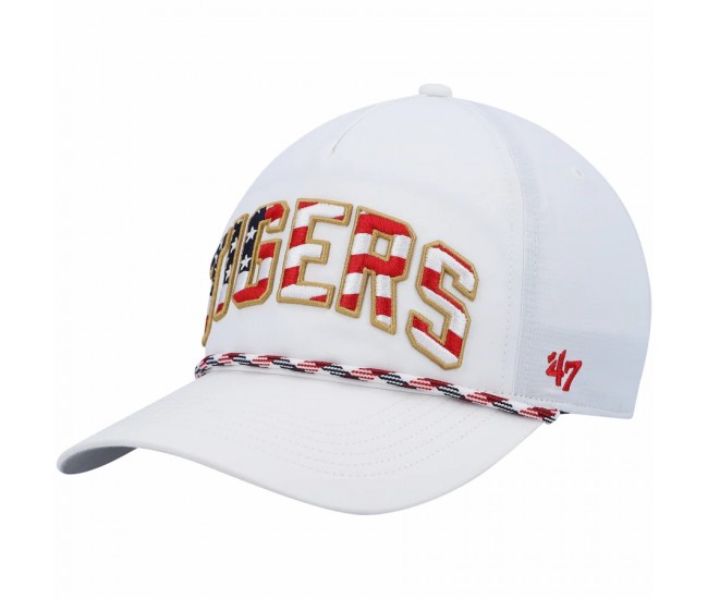 Detroit Tigers Men's '47 White Flag Flutter Hitch Snapback Hat
