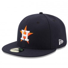 Houston Astros Men's New Era Navy Home Authentic Collection On Field 59FIFTY Performance Fitted Hat