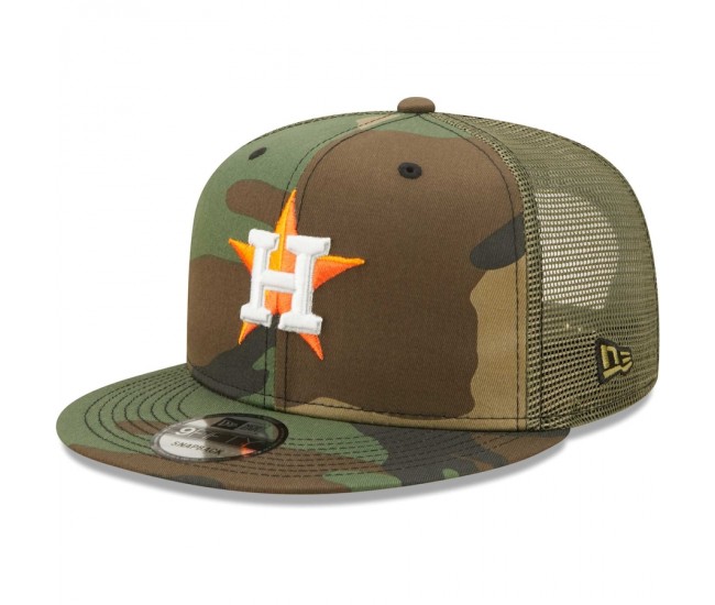 Houston Astros Men's New Era Camo Trucker 9FIFTY Snapback Hat