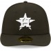 Houston Astros Men's New Era Black & White Low Profile 59FIFTY Fitted Hat