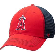 Los Angeles Angels Men's '47 Red Trawler Clean Up Trucker Hat